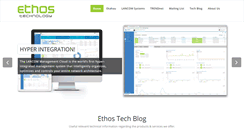 Desktop Screenshot of ethos.ie