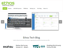 Tablet Screenshot of ethos.ie