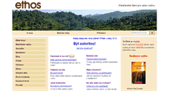 Desktop Screenshot of ethos.cz